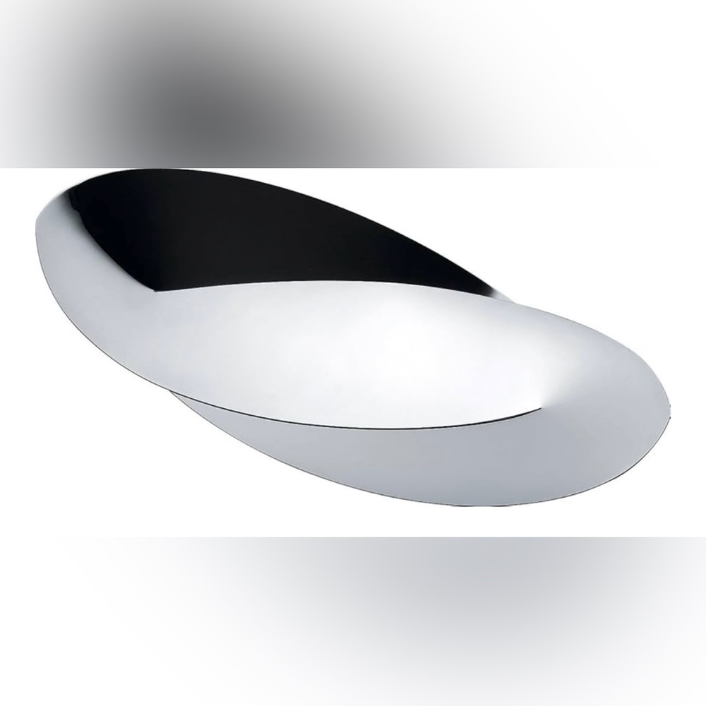 ALESSI "OCTAVE" Bread/Breadstick Basket 18/10 Stainless Steel Mirror Polished